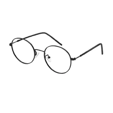 Round Black Eyeglasses