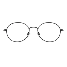 Round Black Eyeglasses