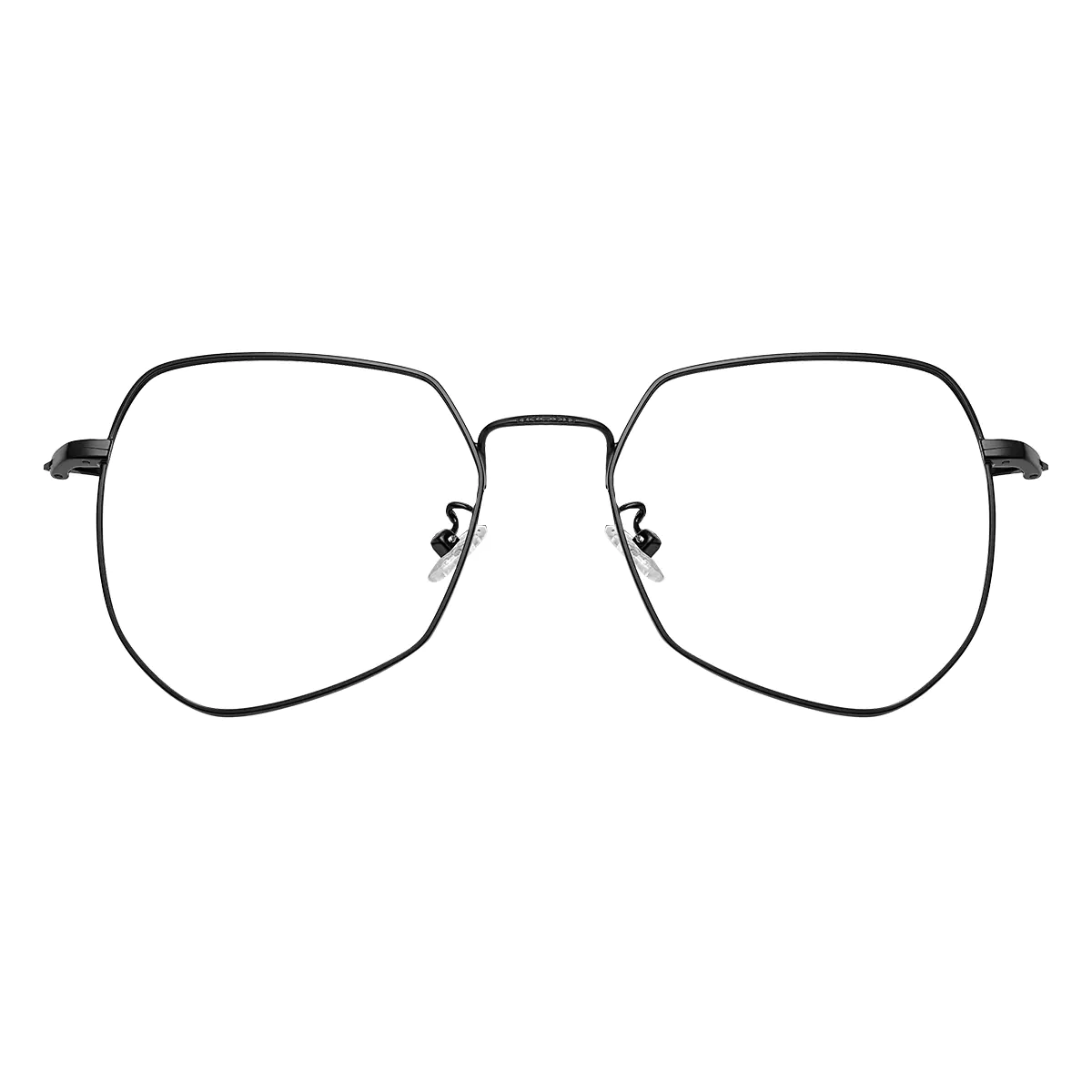 Geometric Black Eyeglasses