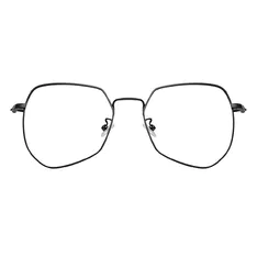 Geometric Black Eyeglasses