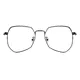 Geometric Black Eyeglasses