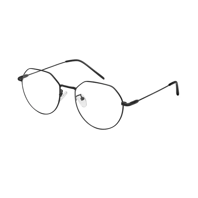 Geometric Black Eyeglasses