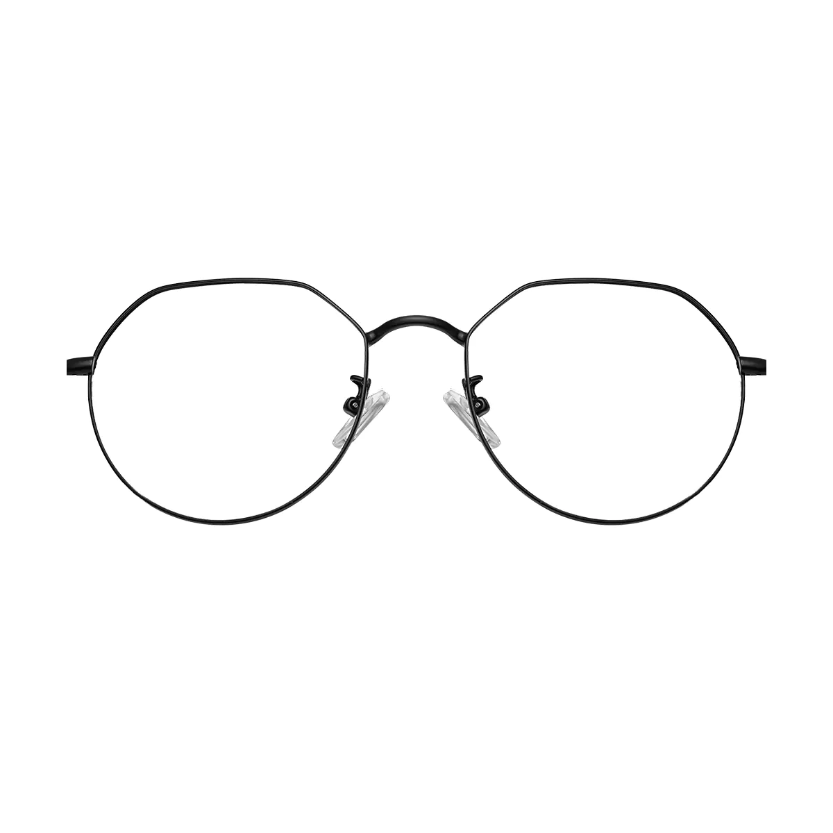 Geometric Black Eyeglasses