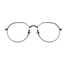 Geometric Black Eyeglasses