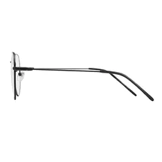 Geometric Black Eyeglasses
