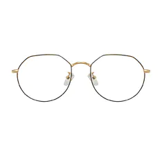 Geometric Black Eyeglasses