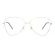Geometric Rose Gold Eyeglasses