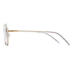 Round Gold Eyeglasses