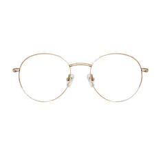 Oval Gold Eyeglasses