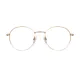 Oval Gold Eyeglasses