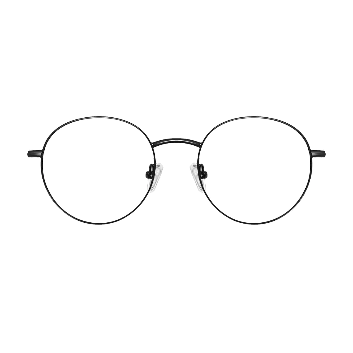 Oval Black Eyeglasses