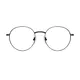 Oval Black Eyeglasses