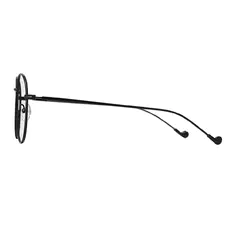 Oval Black Eyeglasses