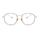 Rectangle Black/Gold Eyeglasses