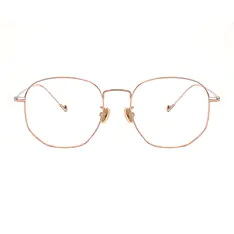 Rectangle Rose Gold Eyeglasses