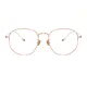 Rectangle Rose Gold Eyeglasses