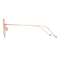 Rectangle Rose Gold Eyeglasses