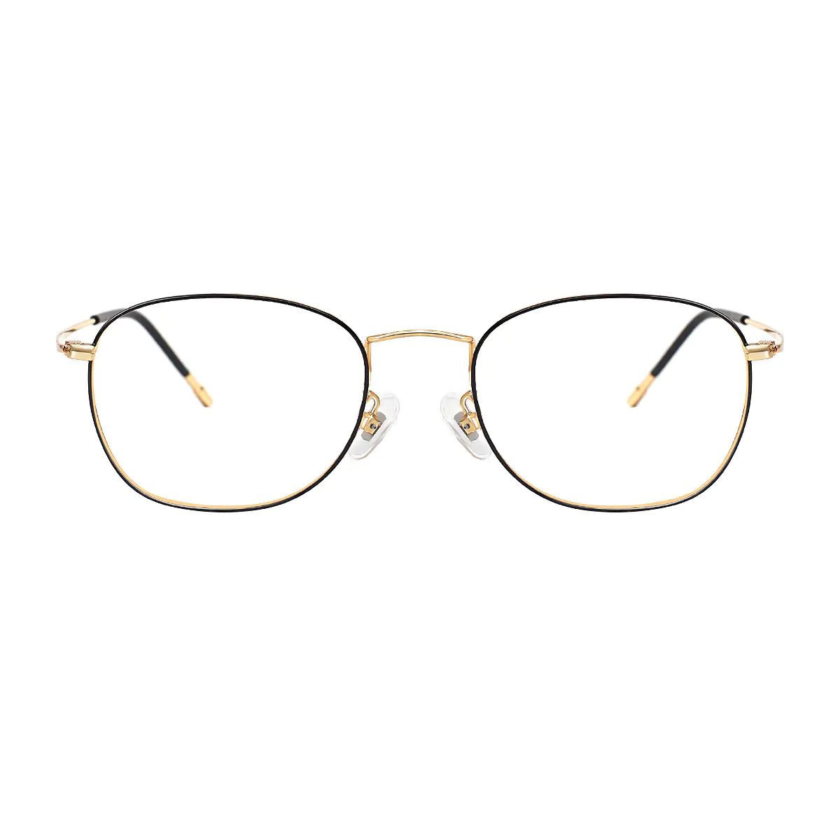 Rectangle Black/Gold Eyeglasses