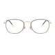 Rectangle Black/Gold Eyeglasses