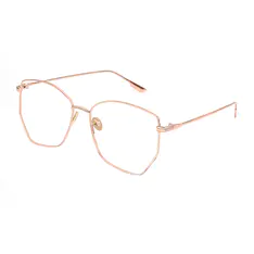 Geometric Rose Gold Eyeglasses
