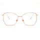 Geometric Rose Gold Eyeglasses