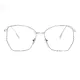 Geometric Silver Eyeglasses