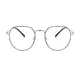 Oval Black/Gold Eyeglasses