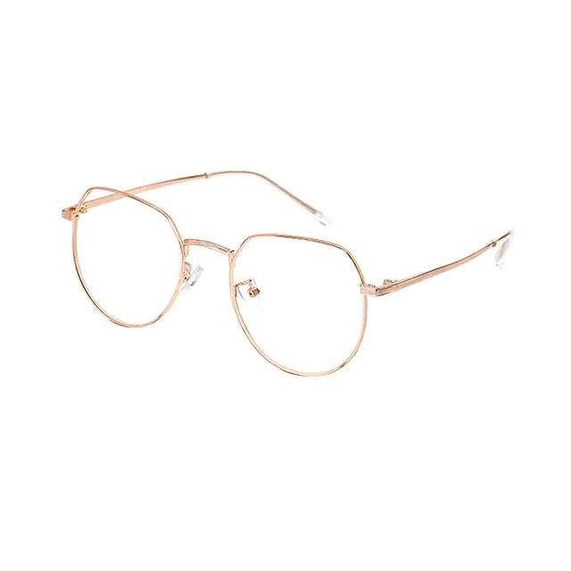 Oval Rose Gold Eyeglasses