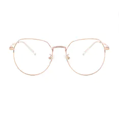 Oval Rose Gold Eyeglasses