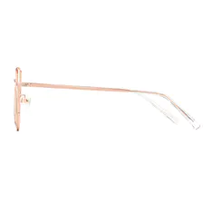 Oval Rose Gold Eyeglasses