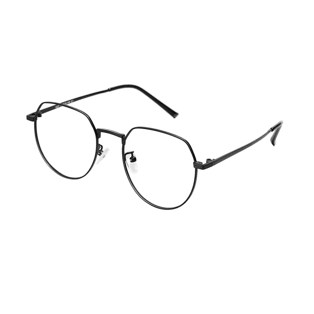 Oval Black Eyeglasses