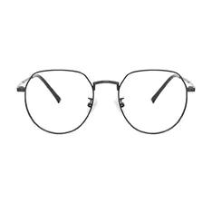 Oval Black Eyeglasses