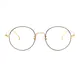 Round Black/Gold Eyeglasses