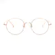 Round Rose Gold Eyeglasses