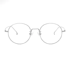 Round Silver Eyeglasses