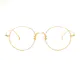 Round Gold Eyeglasses