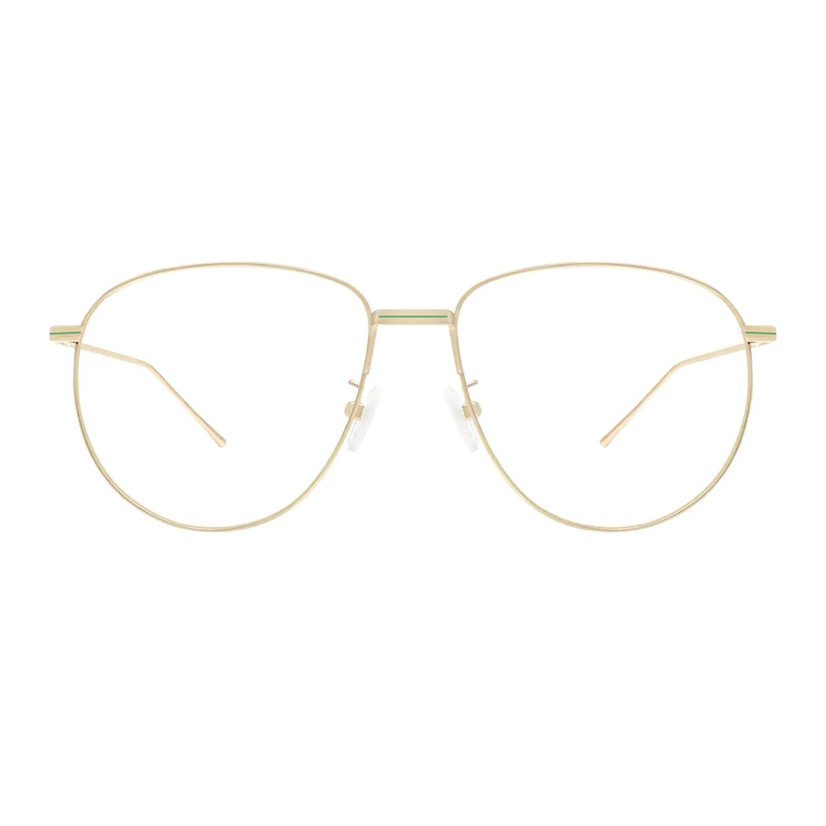 Aviator Gold Eyeglasses