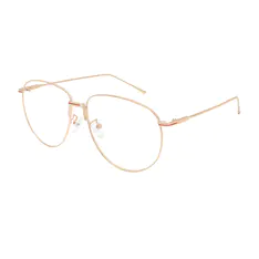 Aviator Rose Gold Eyeglasses