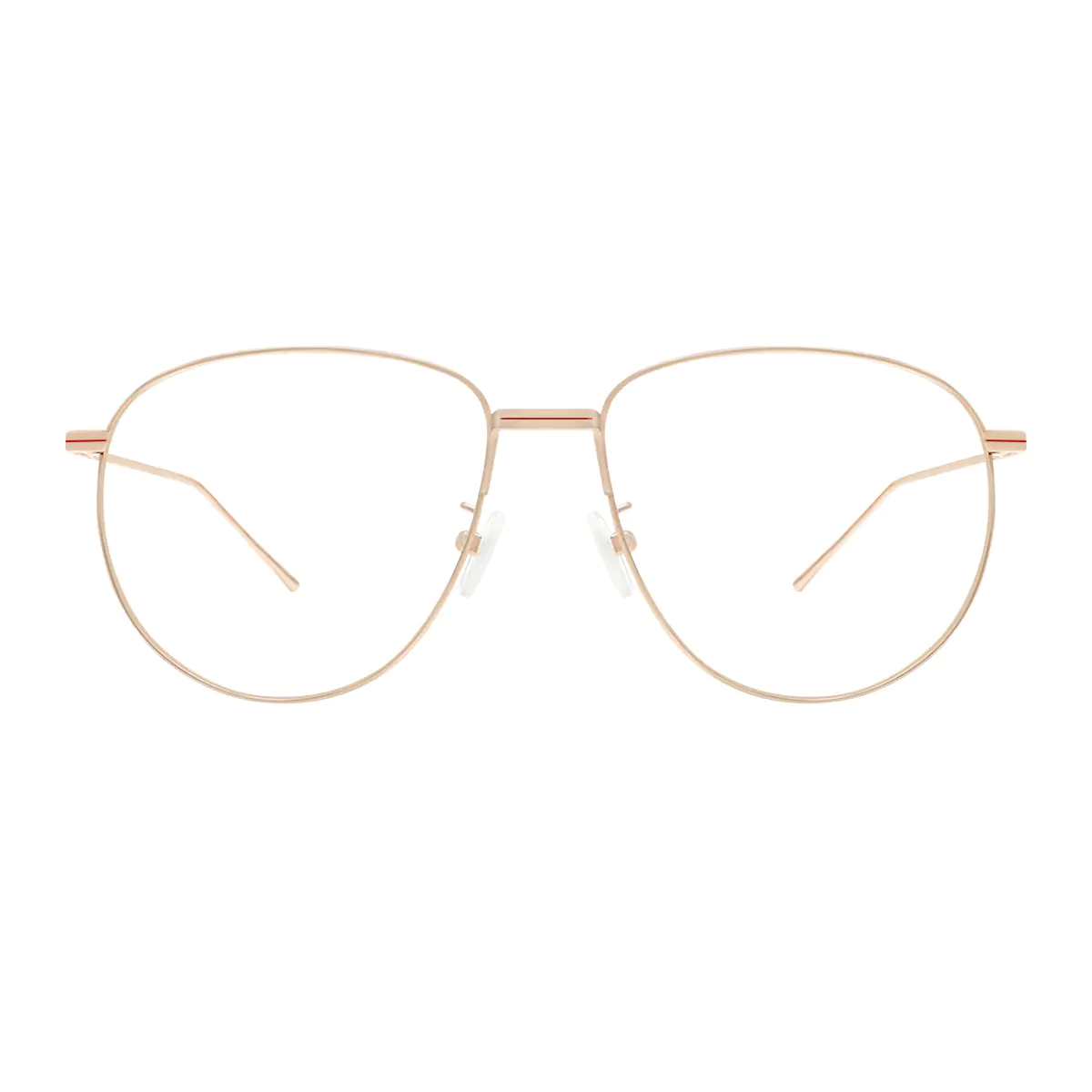 Aviator Rose Gold Eyeglasses