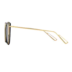 Cat-eye Gold Sunglasses