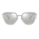 Cat-eye Silver Sunglasses