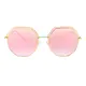 Geometric Gold Sunglasses