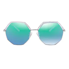Geometric Silver Sunglasses