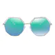 Geometric Silver Sunglasses