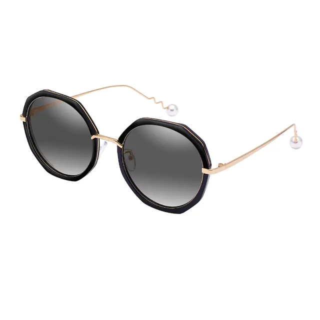 Geometric Black Sunglasses