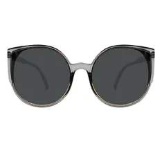 Cat-eye Transparent Gray Sunglasses