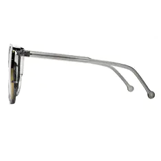 Cat-eye Transparent Gray Sunglasses