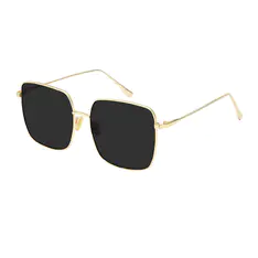 Geometric Gold Sunglasses