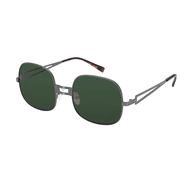 Geometric Silver Sunglasses