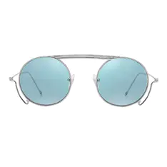 Round Silver Sunglasses